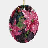Ornement En Céramique Poinsettia (Droite)