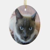 Ornement En Céramique Point lilas siamois (Droite)