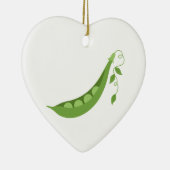 Ornement En Céramique Pois doux (Droite)