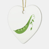 Ornement En Céramique Pois doux (Gauche)