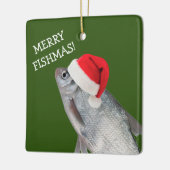 Ornement En Céramique Poisson de Noël (Gauche)