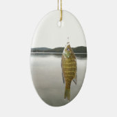 Ornement En Céramique Poisson jaune au lac Arrowhead (Droite)