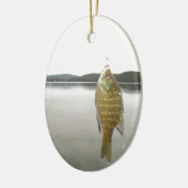 Ornement En Céramique Poisson jaune au lac Arrowhead (Gauche)