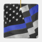 Ornement En Céramique Police (Dos)