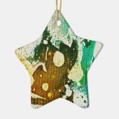 Ornement En Céramique Polychromoptic #5 par Michael Moffa (Gauche)