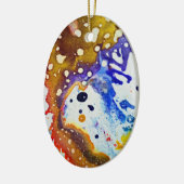 Ornement En Céramique Polychromoptique #1B par Michael Moffa (Gauche)