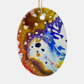 Ornement En Céramique Polychromoptique #1B par Michael Moffa (Dos)