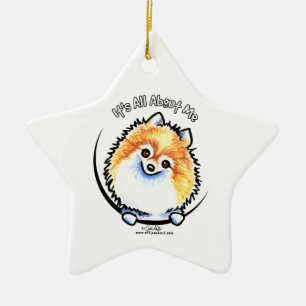Ornement En Céramique Pomeranian IAAM