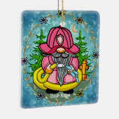 Ornement En Céramique Pompier gnome (Droite)