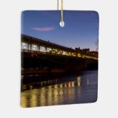 Ornement En Céramique Pont Bir-Hakeim à l'aube en hiver - Paris (Droite)