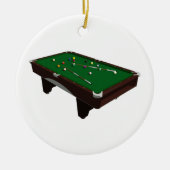 Ornement En Céramique Pool table (Devant)