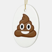 Ornement En Céramique poop emoji (Gauche)