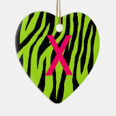 Ornement En Céramique Pop Zebra (Droite)