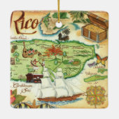 Ornement en céramique Porto Rico (Dos)