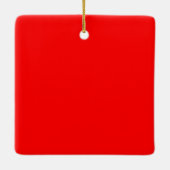 Ornement En Céramique Portrait d'une jeune fille aux fleurs (Dos)