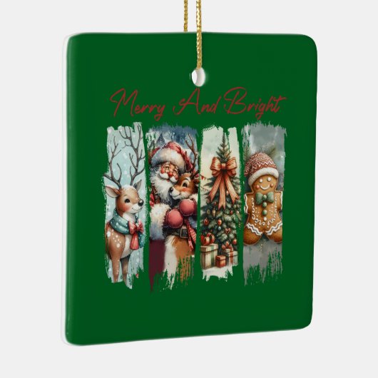 Ornement En Céramique Portrait Personnalisé Rectangle Air Freshener, Pin (Droite)