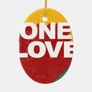 Ornement En Céramique Poster One Love