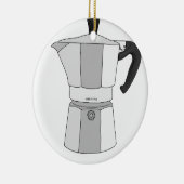 Ornement En Céramique Pot de café de Moka (Droite)