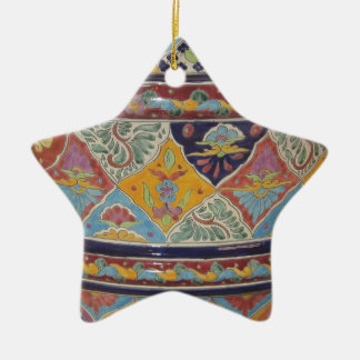 Ornement En Céramique Poterie de style de Talavera de Mexicain