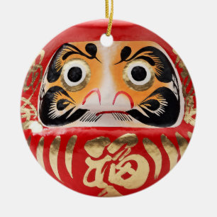Ornement En Céramique Poupée Daruma