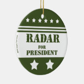 Ornement En Céramique Pour le Président Radar (Droite)