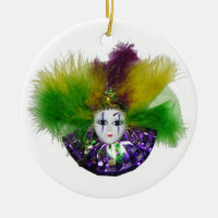 Pourpre de masque de mardi gras