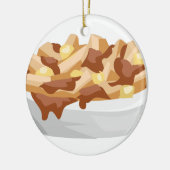 Ornement En Céramique poutine (Gauche)