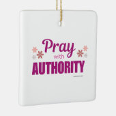 Ornement En Céramique Pray with Authority, (Droite)