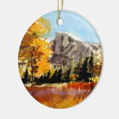 Ornement En Céramique Pré de Yosemite Halfdome (Gauche)