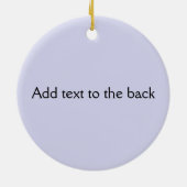 Ornement En Céramique Premier Noël 2010 (Dos)