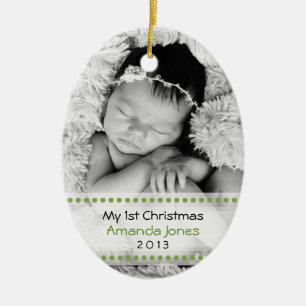 Ornement En Céramique Premier Noël adorable de Babys