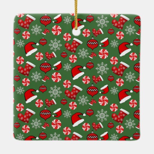 Ornement En Céramique Premier Noël en tant que belle-mère (Dos)