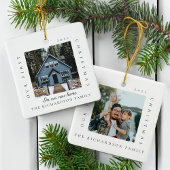 Ornement En Céramique Premier Noël Minimal Dans Notre Nouvelle Maison 2