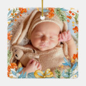 Ornement En Céramique Premier Noël Personnalisé En Tant Que Grand-Parent (Dos)