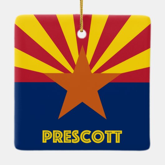 Ornement En Céramique Prescott AZ (Dos)