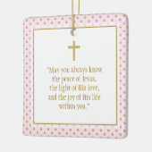 Ornement En Céramique Prière de communion (Gauche)