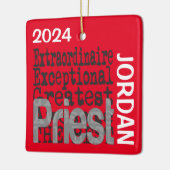 Ornement En Céramique Priest Extraordinaire CUSTOM (Gauche)