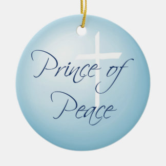 Ornement En Céramique Prince de Noël daté de coutume de paix