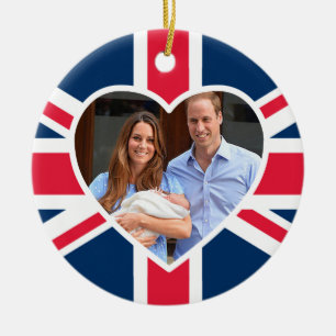 Ornement En Céramique Prince George - William et Kate