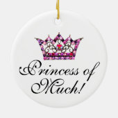 Ornement en céramique "Princesse" (Dos)