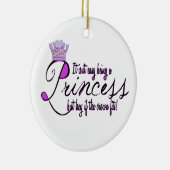 Ornement En Céramique Princesse (Droite)