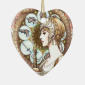 Ornement En Céramique Princesse de guerrier (Droite)