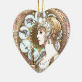 Ornement En Céramique Princesse de guerrier (Gauche)