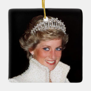 Ornement En Céramique Princesse Diana 1989