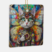 Ornement En Céramique Princesse Kitty Chat de la Brigade des papillons (Droite)