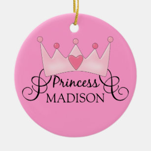 Ornement En Céramique Princesse personnalisée Christmas Ornament