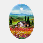 ORNEMENT EN CÉRAMIQUE PRINTEMPS EN TOSCANE (Dos)