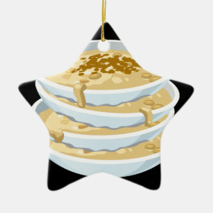 Ornement En Céramique Prise d'applet Glitch Food