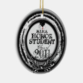 Ornement En Céramique Prix De L'Étudiant D'Honneur Classe D'Argent De L' (Droite)