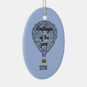 Ornement En Céramique Prix de reconnaissance de l'employé de l'année (Droite)